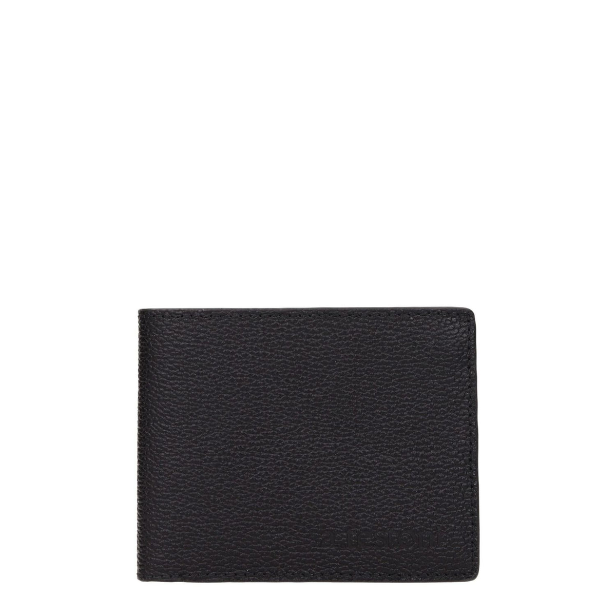 Testoni Black Leather Wallet