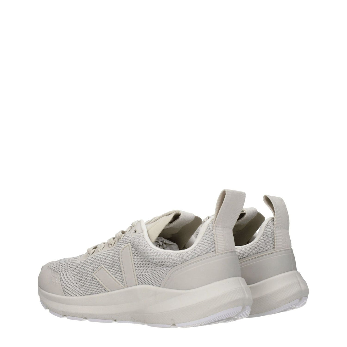 Veja Gray Fabric Athletic Sneakers