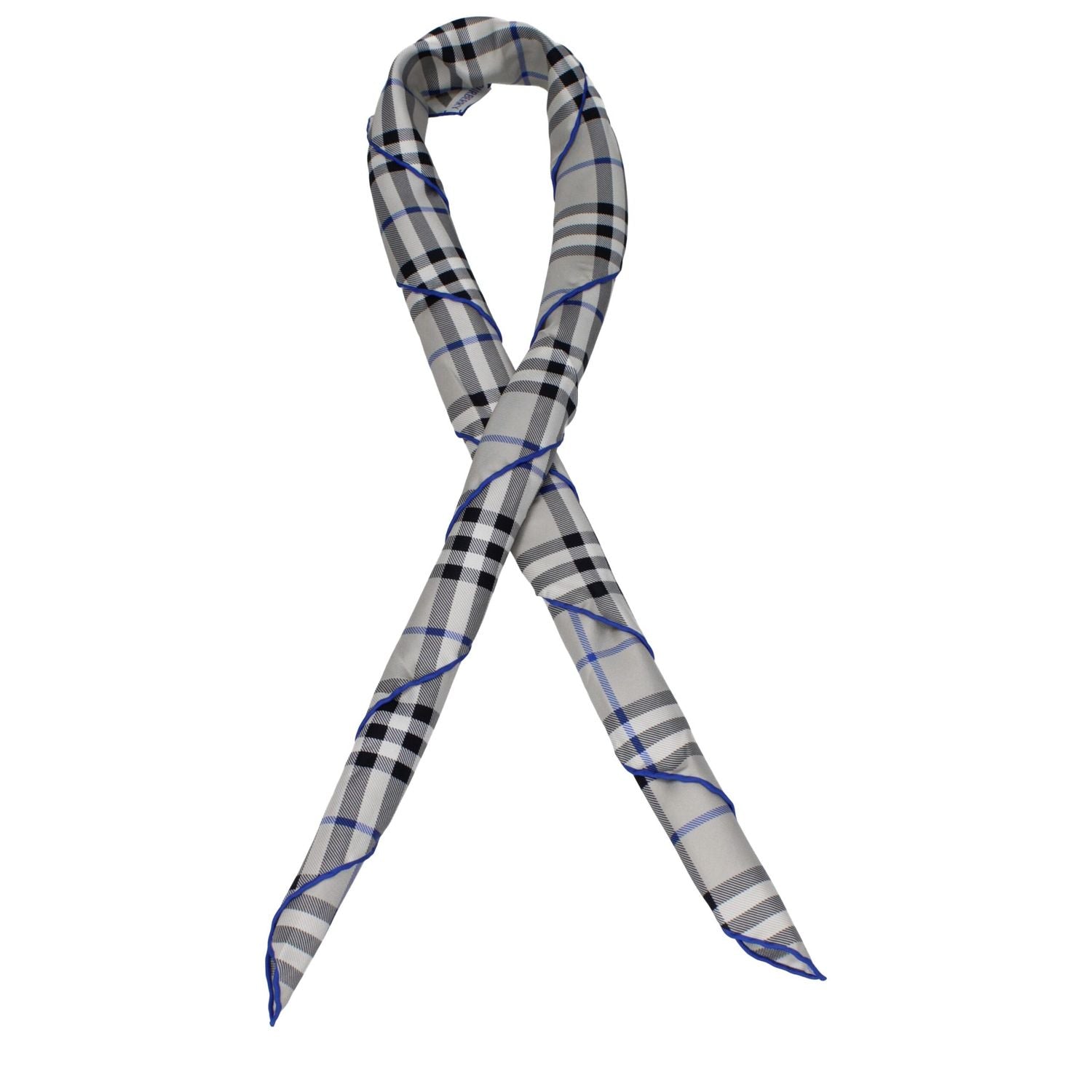 Burberry Gray Silk Foulard