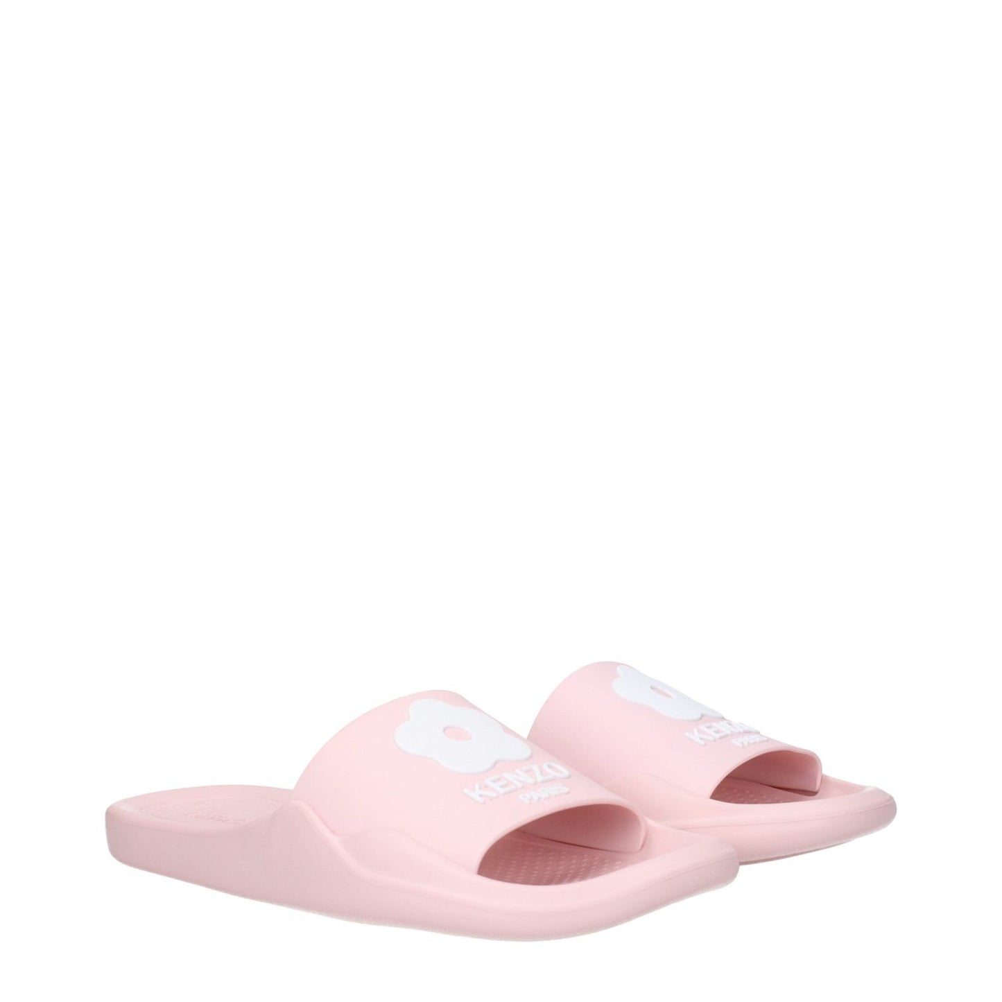 Kenzo Pink Cotton Slippers