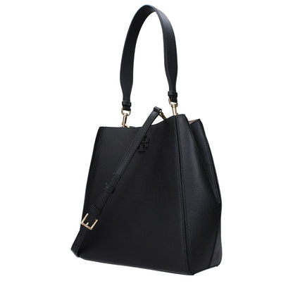 Tory Burch Black Leather Shoulder Bag