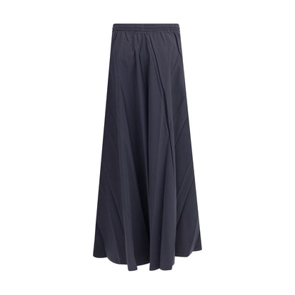 Balenciaga Blue Polyester Long Skirt