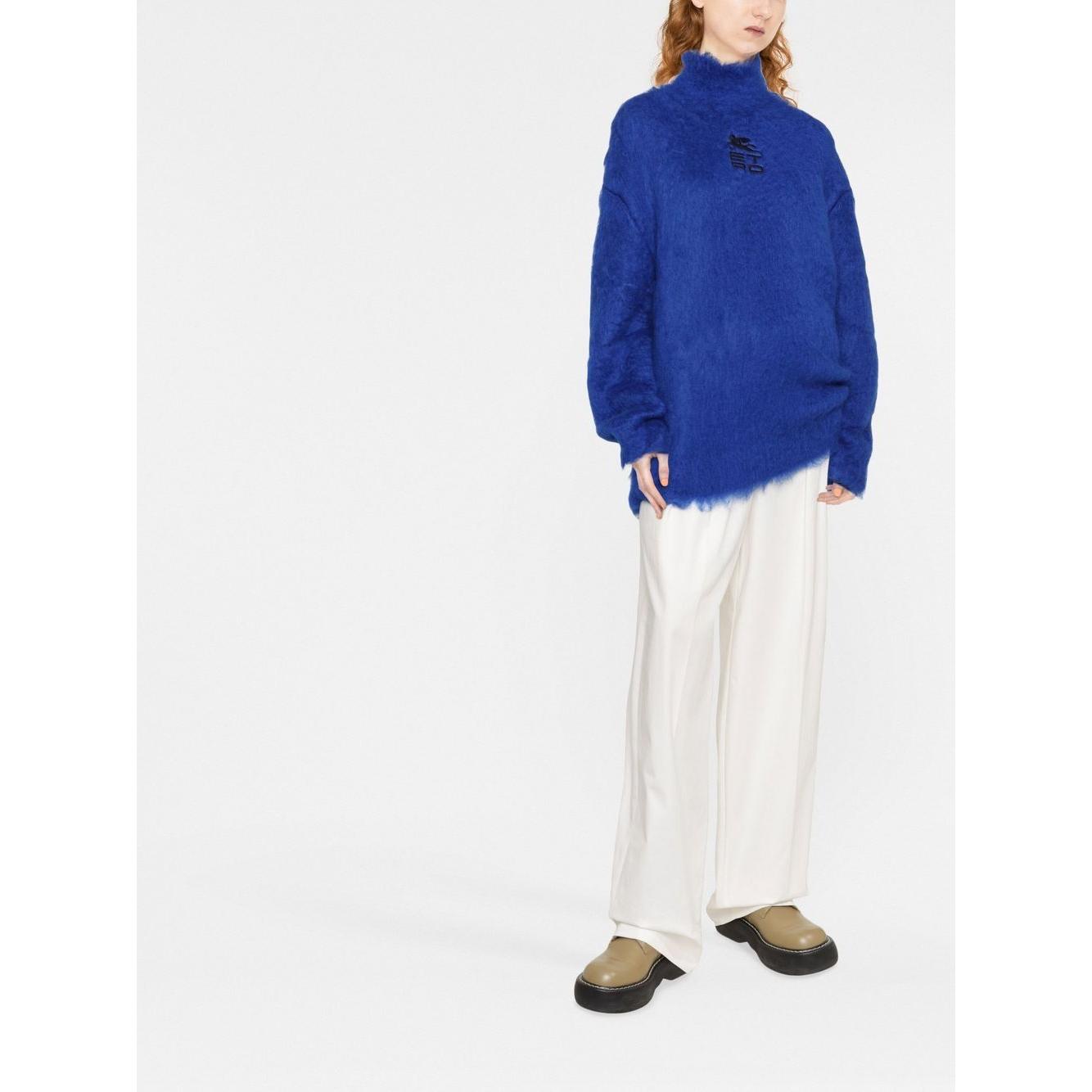 Etro Sweaters Blue Topwear Etro