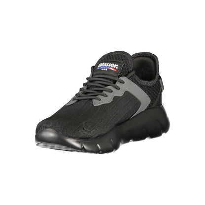 Blauer Black Polyester Men Sneaker