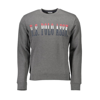U.S. POLO ASSN. Gray Cotton Mens Sweatshirt