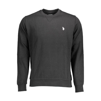 U.S. POLO ASSN. Black Cotton Men's Sweatshirt