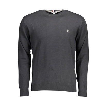 U.S. POLO ASSN. Black Cotton Men's Shirt