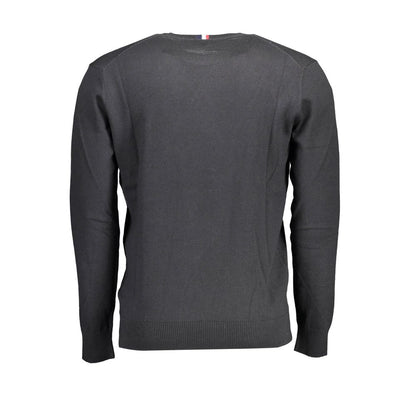U.S. POLO ASSN. Black Cotton Men's Shirt