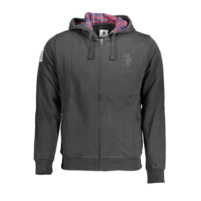 U.S. POLO ASSN. Black Cotton Men's Sweatshirt