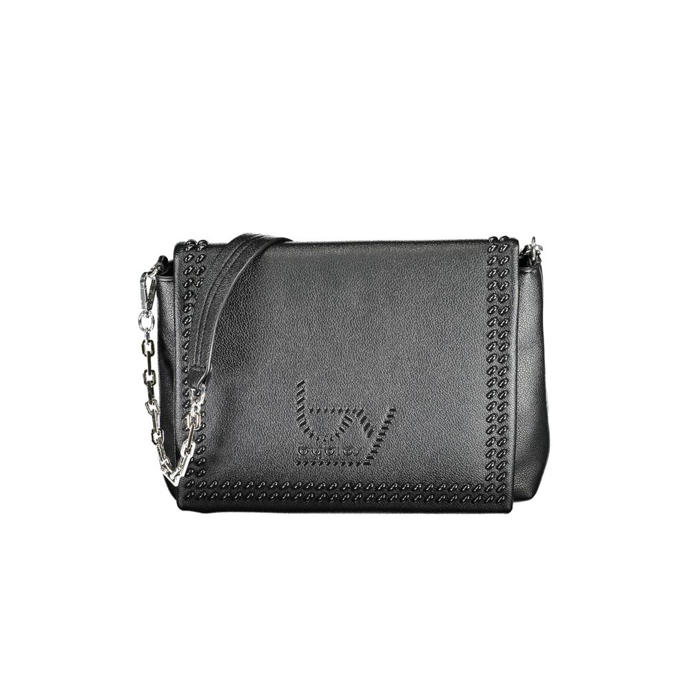 BYBLOS Black Polyurethane Women's Shoulder Bag