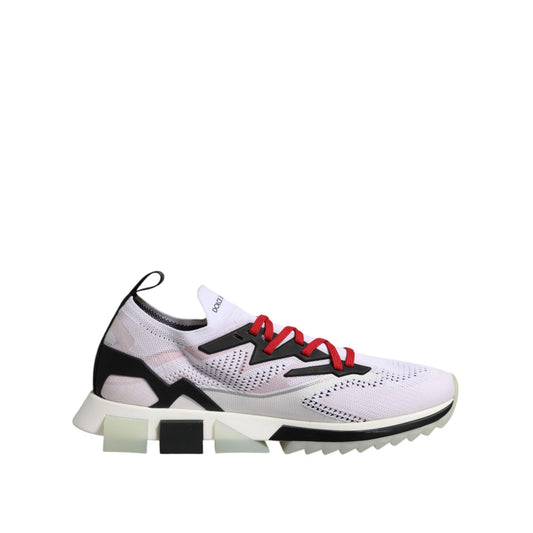 Dolce & Gabbana White SORRENTO Sport Stretch Sneakers Shoes