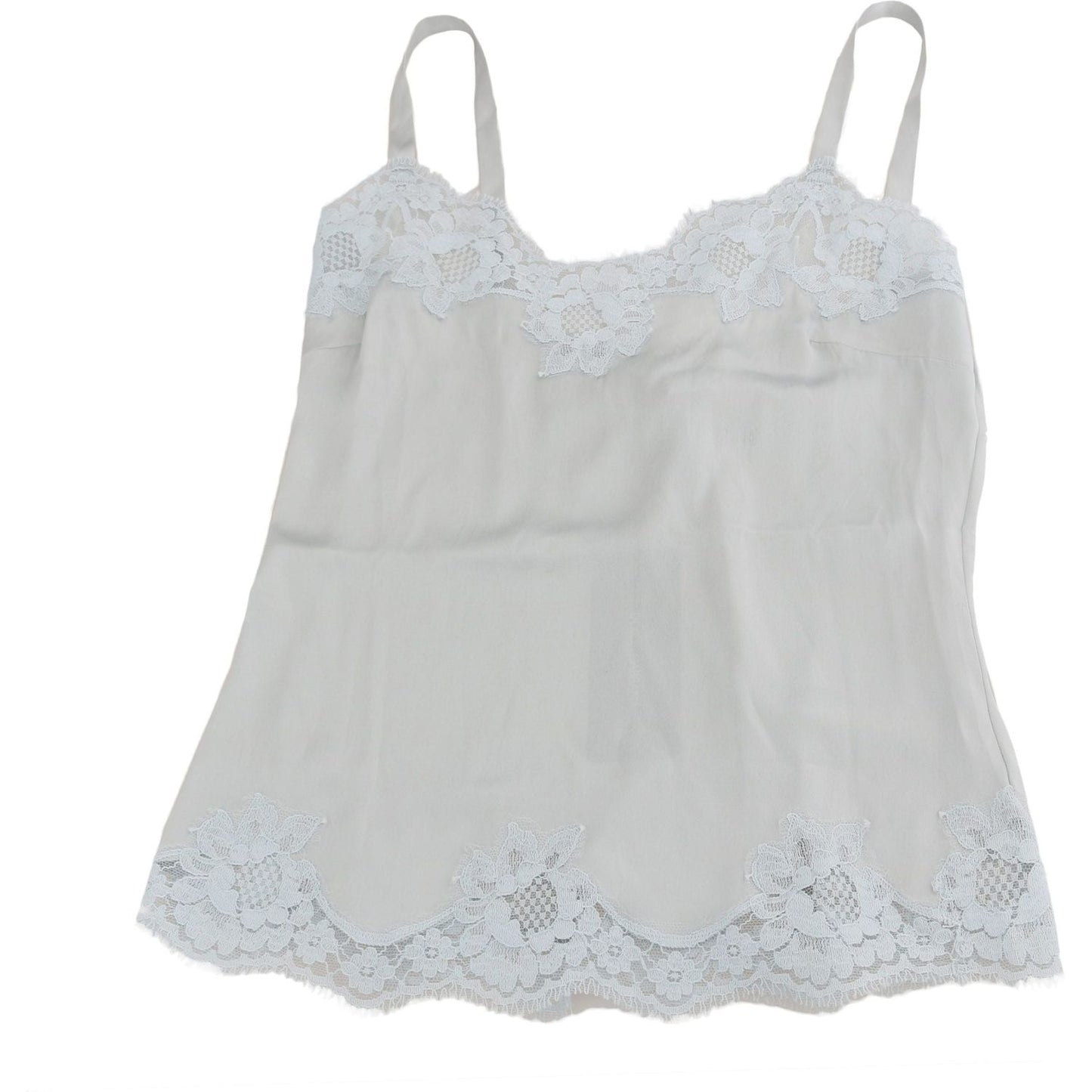 Dolce & Gabbana Silk Stretch Floral Lace Chemise Dress Dolce & Gabbana