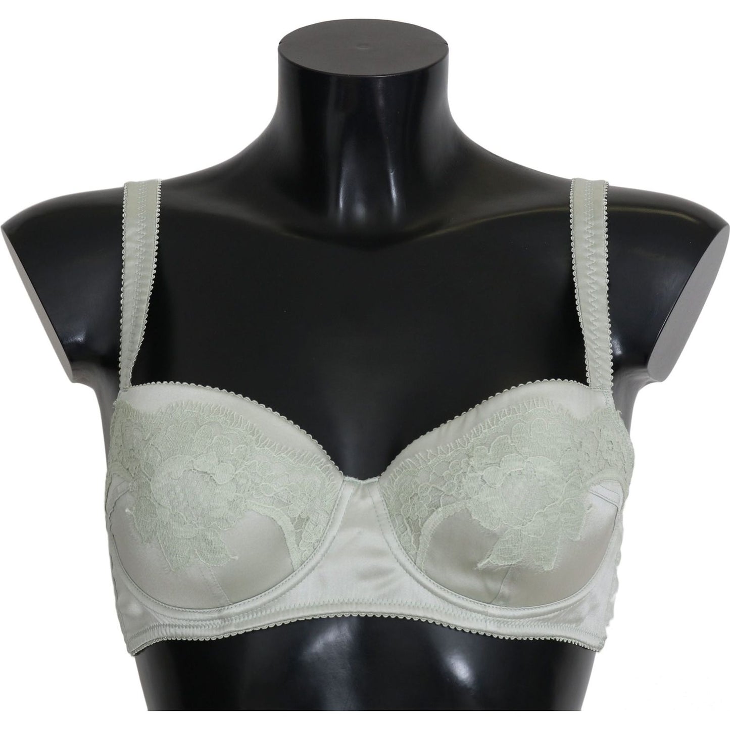 Dolce & Gabbana Elegant Floral Lace Silk Bra Dolce & Gabbana