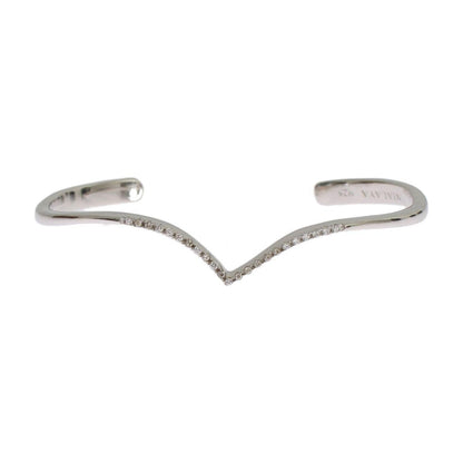 Nialaya Skyfall CZ 925 Silver Bangle Bracelet Bracelet