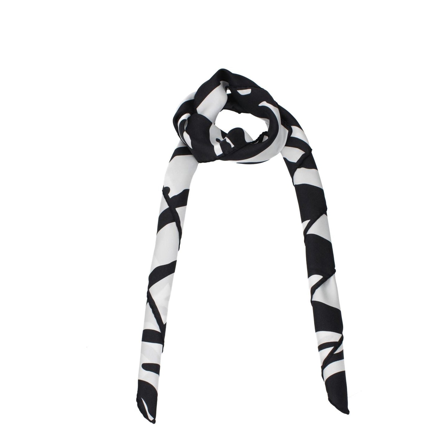 Dolce & Gabbana Black Silk Foulard