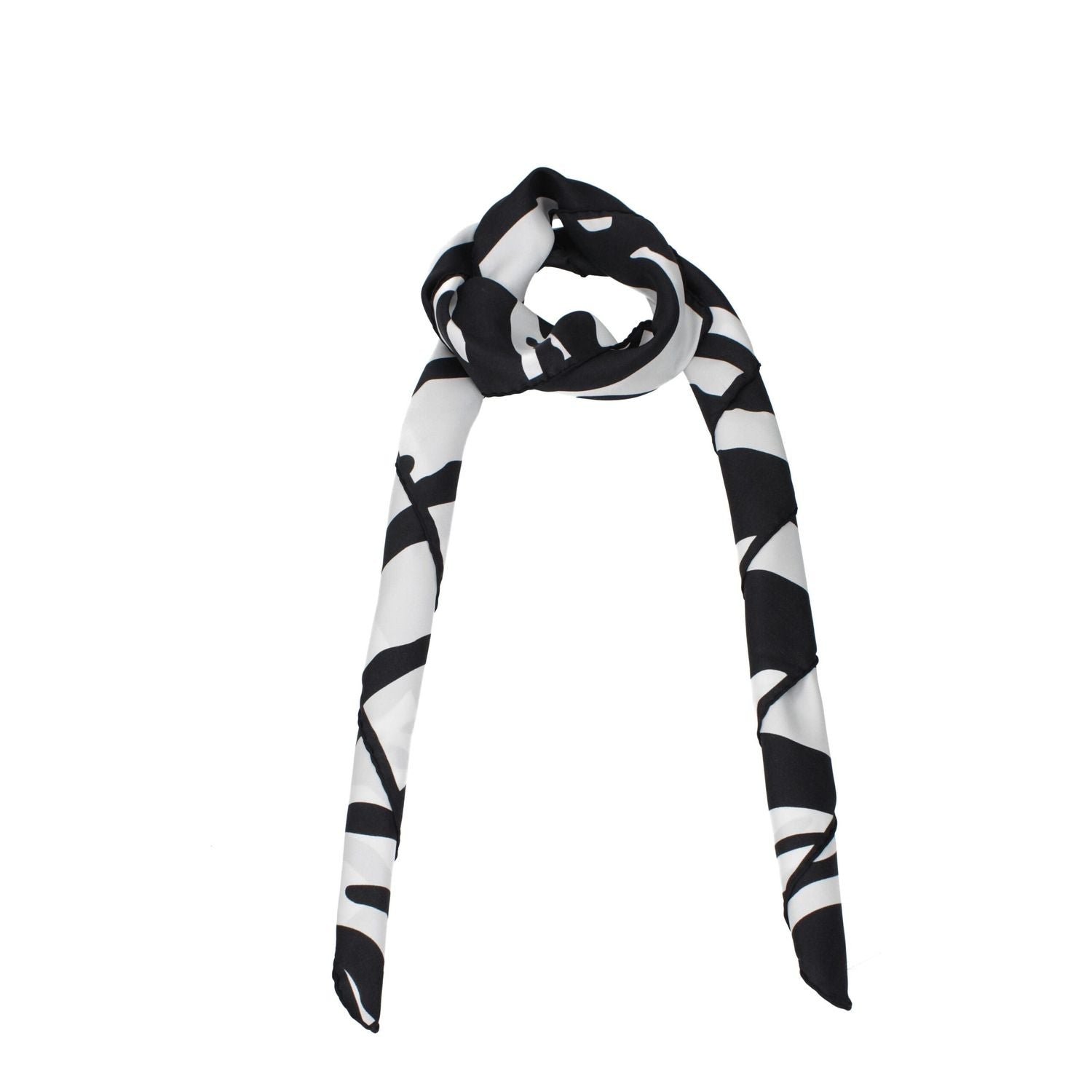 Dolce & Gabbana Black Silk Foulard
