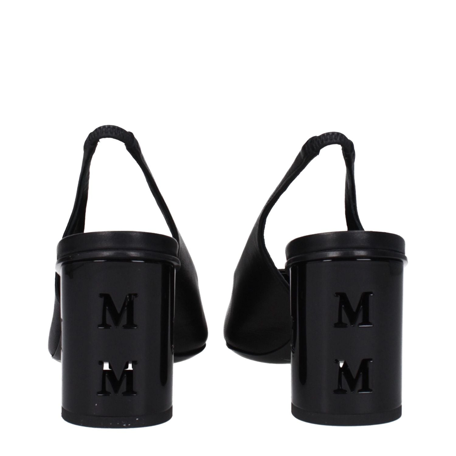 Max Mara Black Leather Pumps