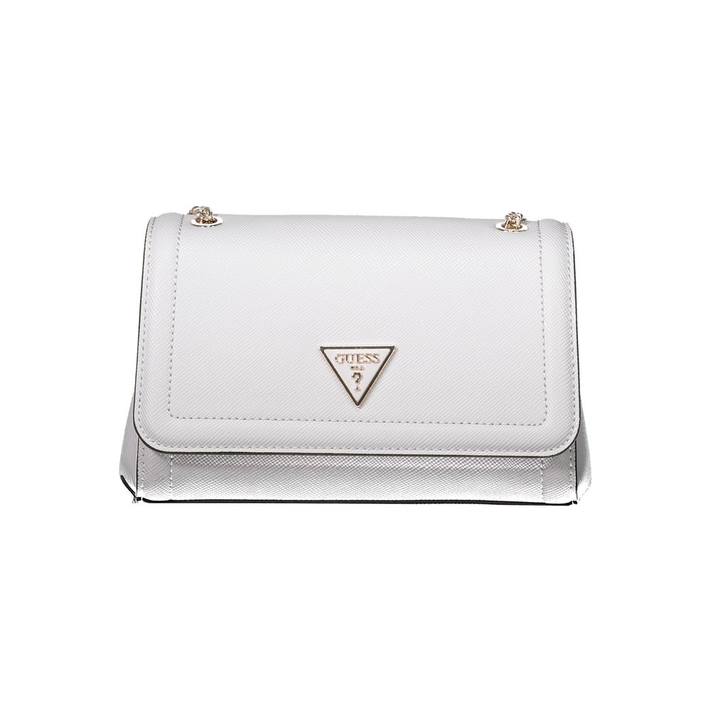 Guess Jeans Grigio Poliuretano Women Handbag