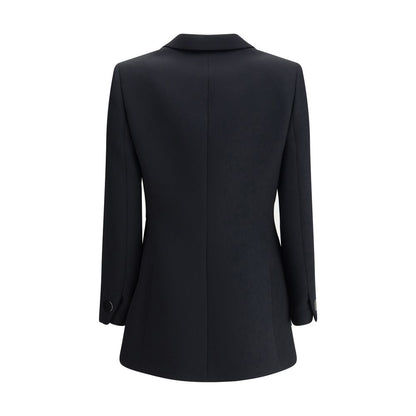 Giorgio Armani Black Polyester Blazer
