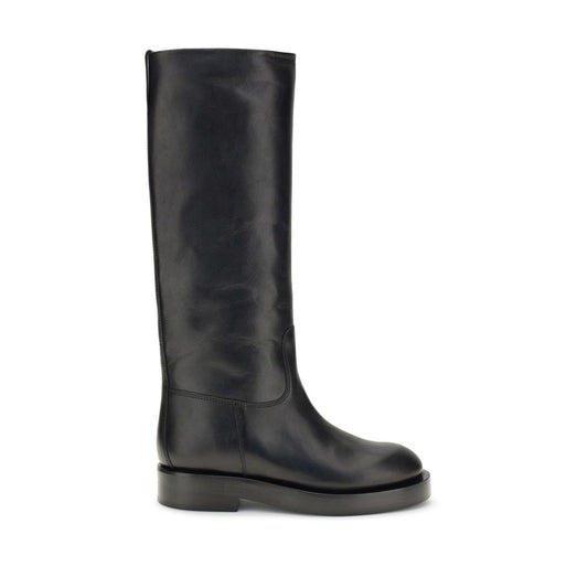 Paris Texas Black Leather Boots