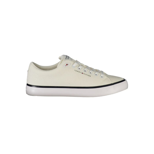 Tommy Hilfiger Bianco Polyester Men Sneaker