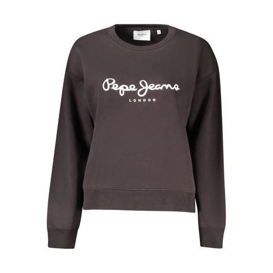 Pepe Jeans Black Cotton Women's Sweatshirt