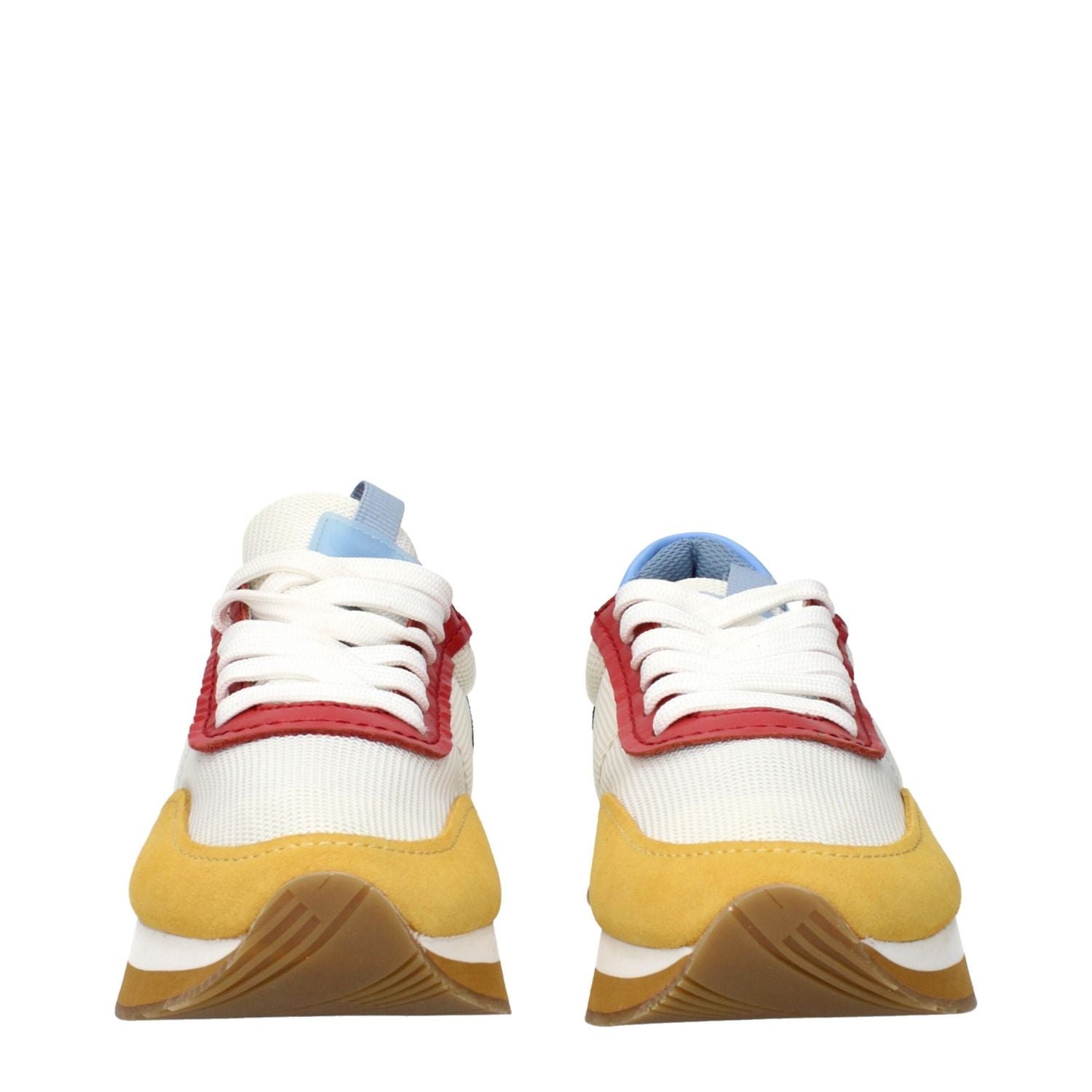 Max Mara White Fabric Low Top Sneakers