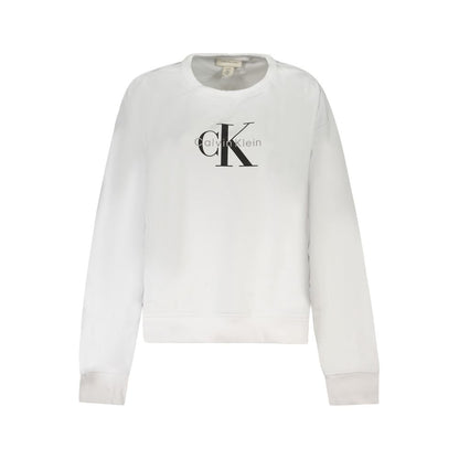 Calvin Klein White Cotton Women Sweatshirt