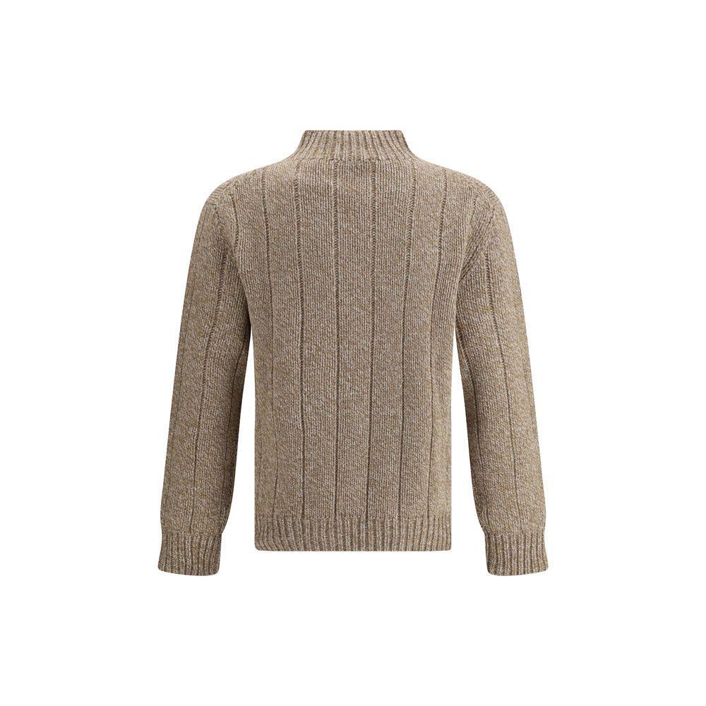 Brooksfield Beige Wool Sweatshirt