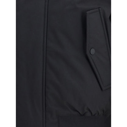 Dsquared² Black Polyester Bomber