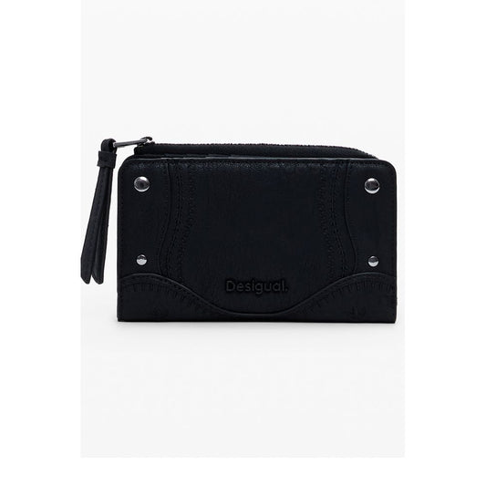 Desigual Nero Poliuretano Women Wallet