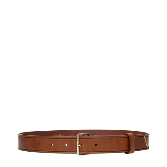 Max Mara Brown Leather Regular Belt