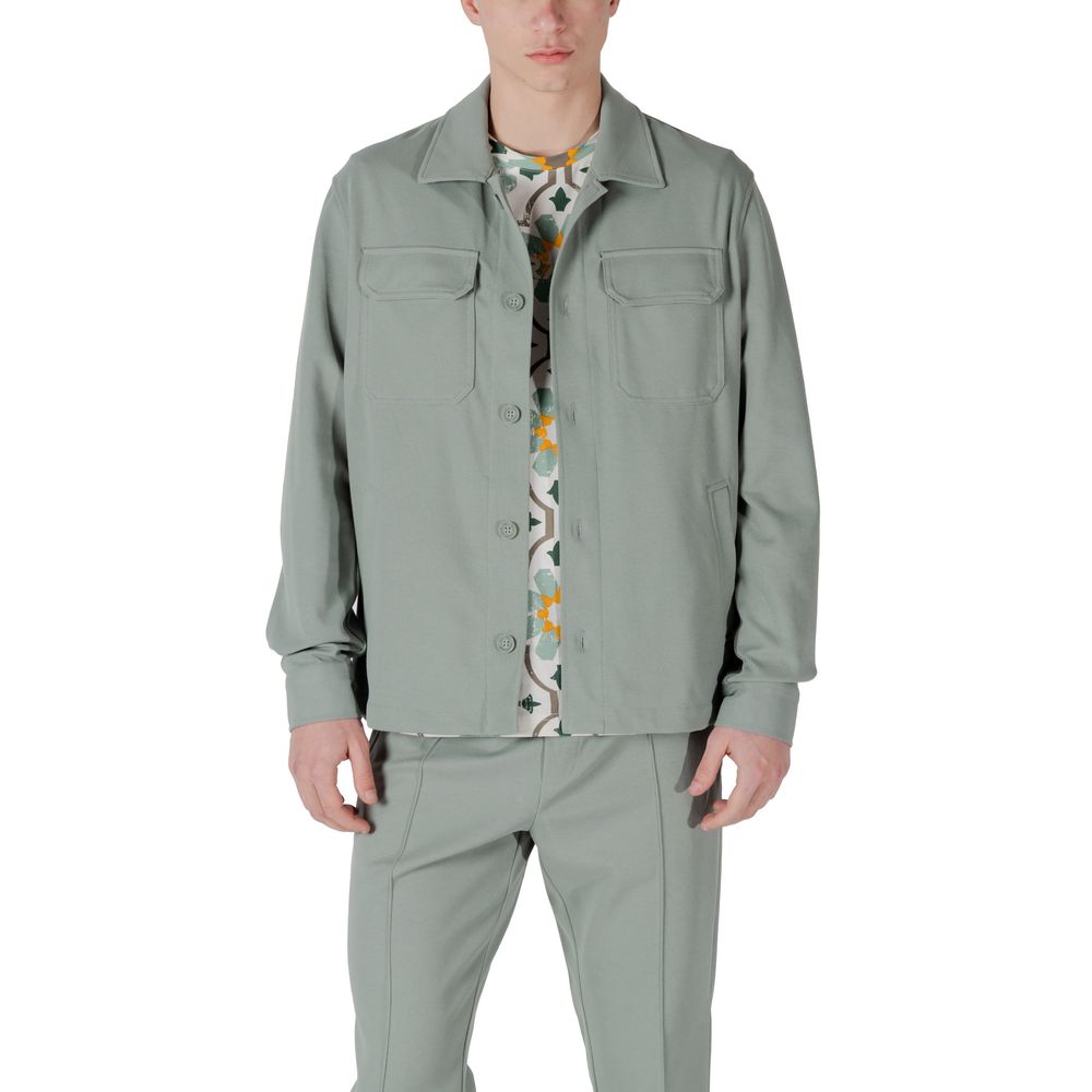 Antony Morato Bicolor Polyester Coat