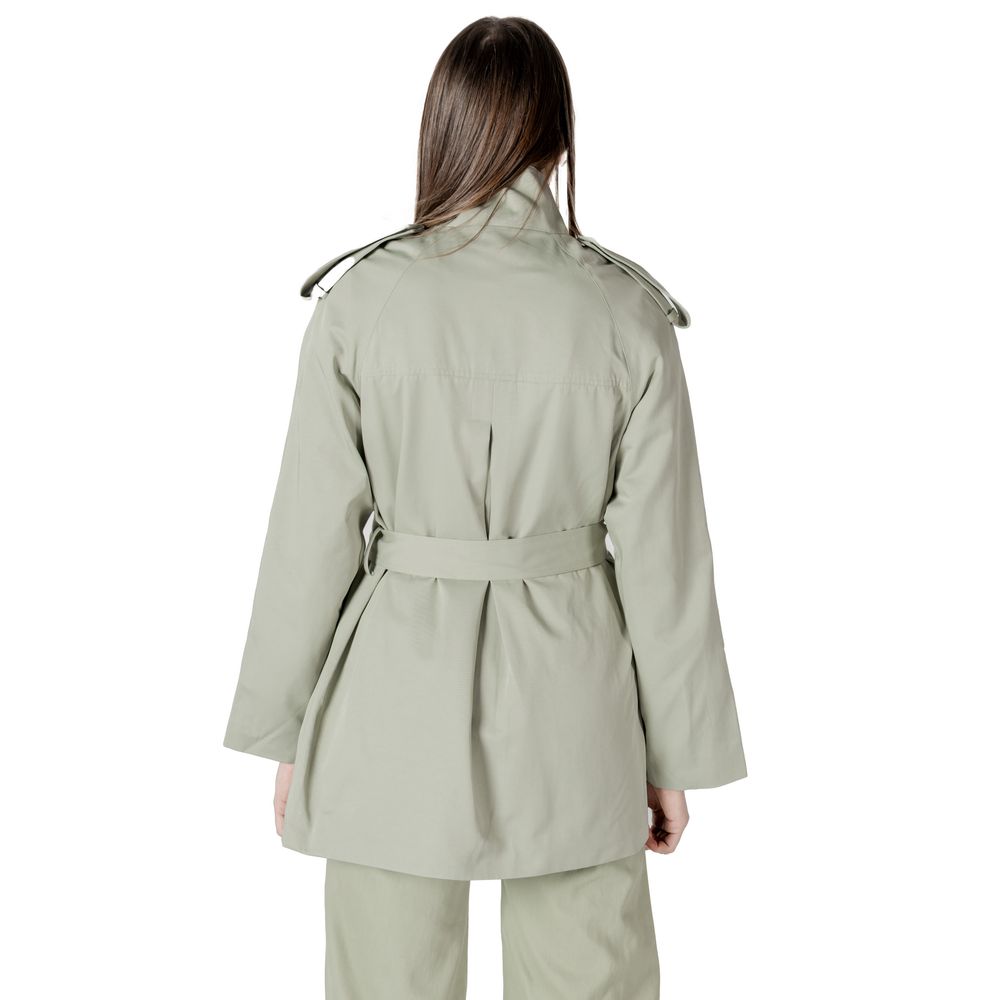 Morgan De Toi Bicolor Cotton Parka