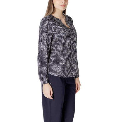 Street One Blue Viscose Blouse