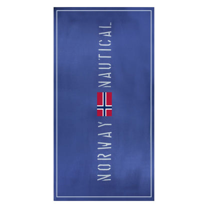 Norway 1963 Blue Polyester Women Beach Towel