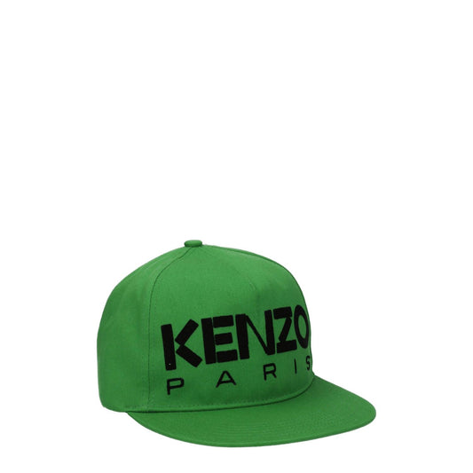 Kenzo Green Cotton Cap (Baseball Hat)