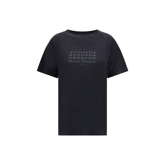 Margiela Black Cotton T-Shirt