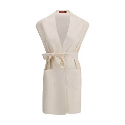 Max Mara Cream Viscose Coat