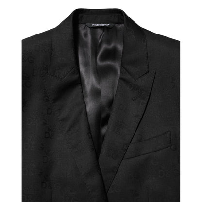 Dolce & Gabbana Black MARTINI 2 Buttons Suit Jacket Blazer
