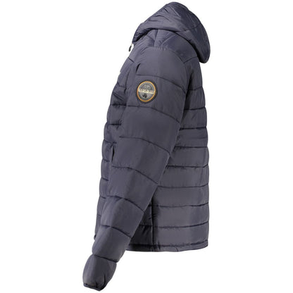 Napapijri Blue Polyamide Men's Jacket 1728,67403481248,Blue,Clothing,Jackets & Coats - Clothing,Men,Napapijri,New with tags,S,Shell Jackets - Jackets & Coats - Clothing