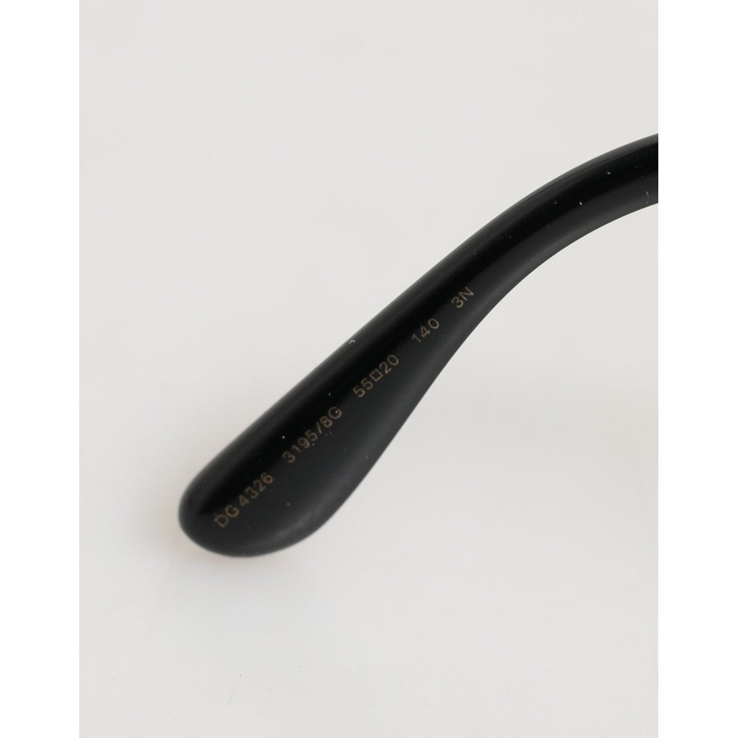 Dolce & Gabbana Black Silver Sequin Butterfly Polarized Sunglasses