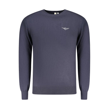 Accademia Militare Blue Cotton Men's Sweater