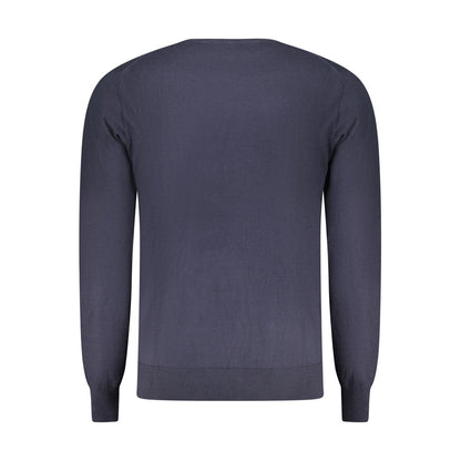 Accademia Militare Blue Cotton Men's Sweater