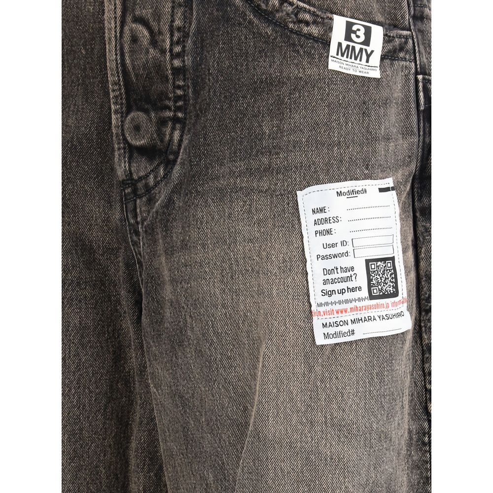 Maison Mihara Yasuhiro Black Cotton Jeans Denim