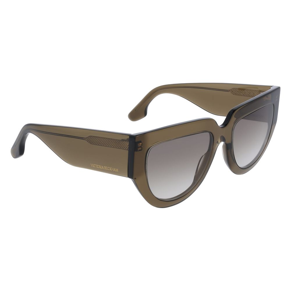 Victoria Beckham Brown Acetate Sunglasses
