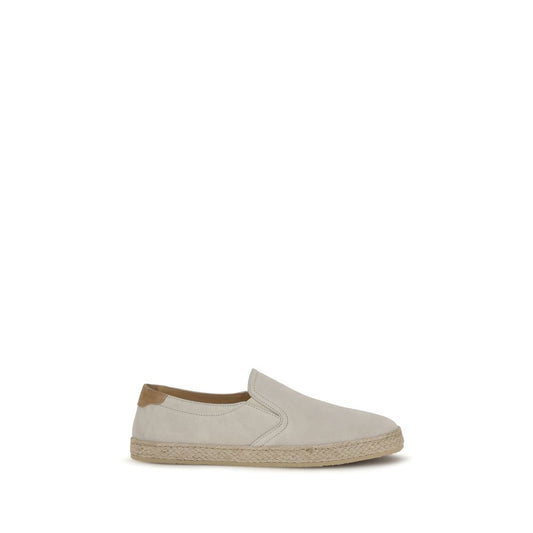 Brunello Cucinelli Gray Calf Leather Bos Taurus Low Top Sneakers 1728,72470364320,Brunello Cucinelli,EU43/US10,Gray,Low Tops - Sneakers - Shoes,Men,New with tags,Shoes,Sneakers - Shoes