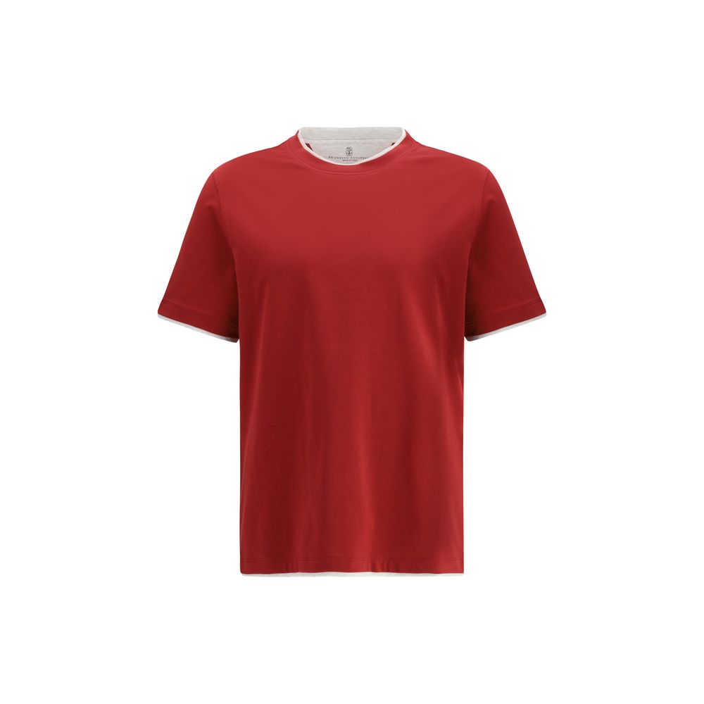 Brunello Cucinelli Multicolor Cotton T-Shirt