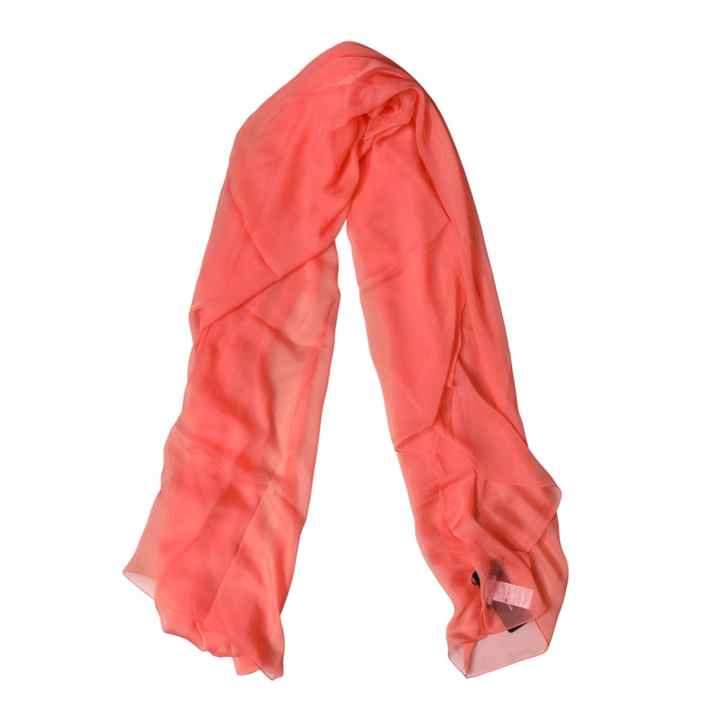 Dolce & Gabbana Light Pink Stole Neck Wrap Shawl Scarf