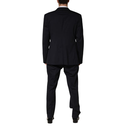 Dolce & Gabbana Blue MARTINI Double Breasted 2 Piece Suit